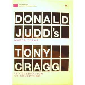 Donald Judds Marfa Texas/Tony Cragg: In Celebration of Sculpture DVD 2006 PROMO